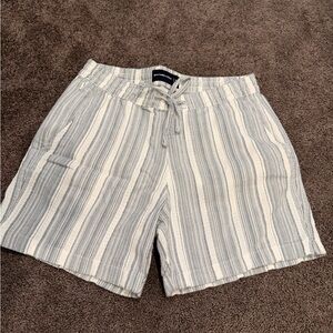Abercrombie Striped blue and White Shorts